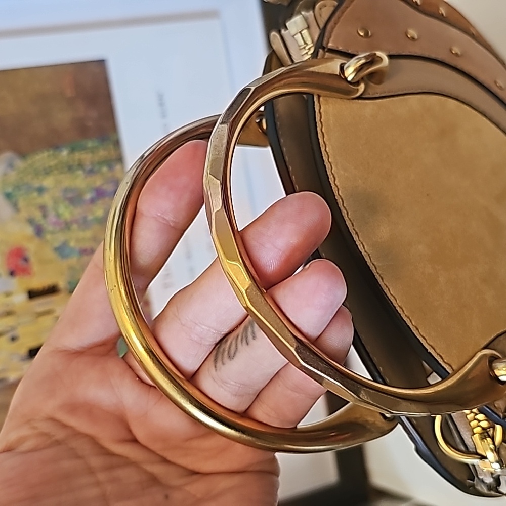 CHLOÉ Pixie Round Leather Crossbody Bag AUTHENTIC - Picture 6 of 16